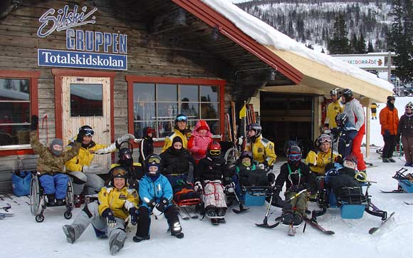 Totalskidskolan Gruppbild